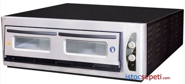 Elektrikli Tek Katlı Pizza Fırını 9 Tepsi Kapasiteli Pizza Makinesi