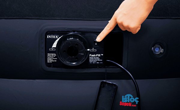 Intex 66702 Cift Kisilik Sisme Yatak Iki Katli Motorlu Sisme Yatak 229 00 Tl