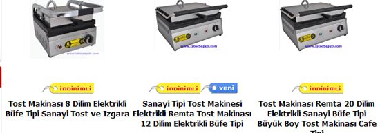 pik döküm tost makinası