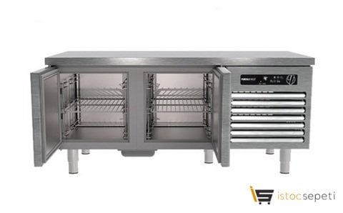 Portabianco CA-2N70 Cihaz Altı Çift Kapılı Buzdolabı 180 Lt