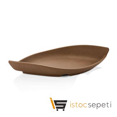 Külsan Thermoset Tabak Gondol Model, 28.6x12.7 cm Sütlü Kahve