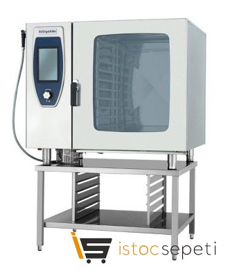 OKFE 102 C Konveksiyonlu Kızaklı Kombi Fırın 10 Adet GN 2/1 Tepsi Kapasiteli Elektrikli