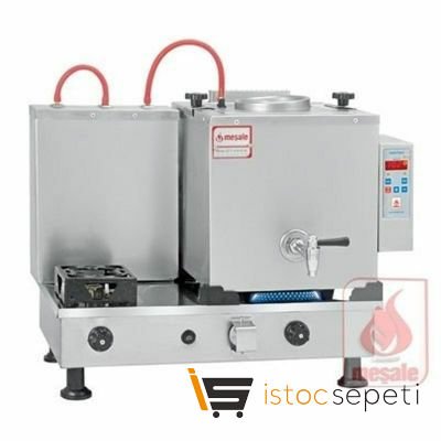 Meşale Inox Çay Kazanı, Dijital, Full Elektrikli, 1 Demlikli