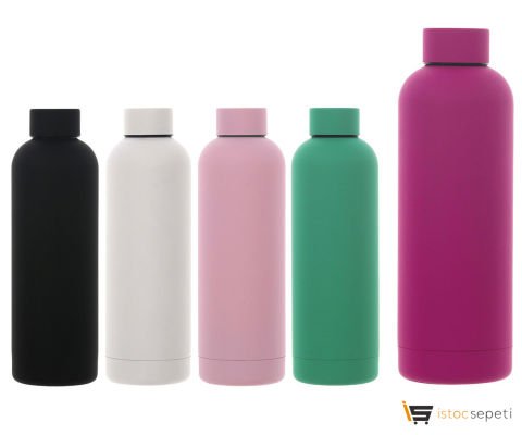 500 ml Rubber Gövde Termos Promosyon
