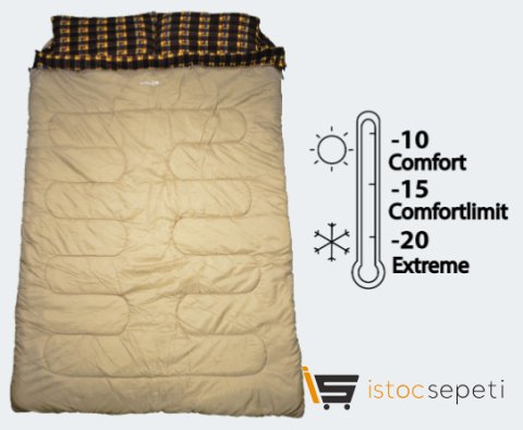 Campout Çi̇ft Ki̇şi̇li̇k Winter Comfort Uyku Tulumu