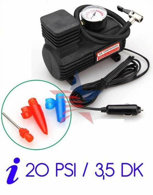 Sonax 20 PSI=3,5 DK 300 PSI   Lastik Şişirici Hava Kompresörü 570078