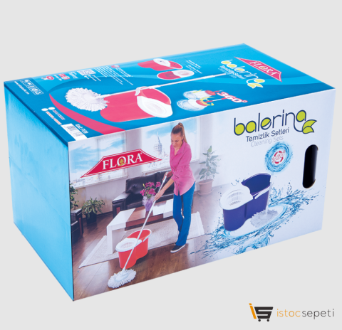 Flora Balerina Fransız Pembesi Temizlik Seti F139