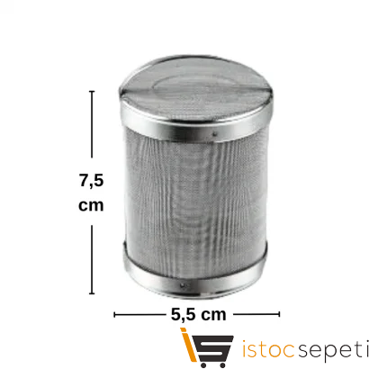 Gold Stone Küre Bitki Çayı Demliği 3 lt ve Kafes Tel Süzgeç