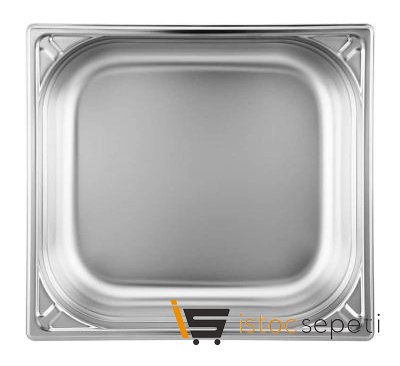 Köşe Desenli Gastronom Küvet GN 2/3x65 32.5x35x6.5 cm