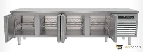 Portabianco CA-4D70 Cihaz Altı Dört Kapılı Buzdolabı 350 Lt