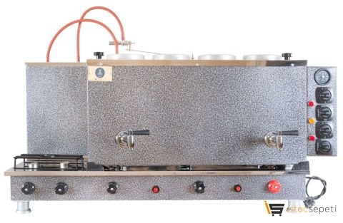 Çaycım 4 Demlikli Gümüş Elektrostatik Çay Kazanı