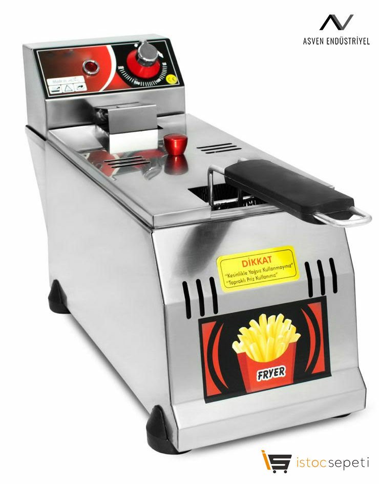3 Lt Sanayi Tipi Elektrikli Fritöz