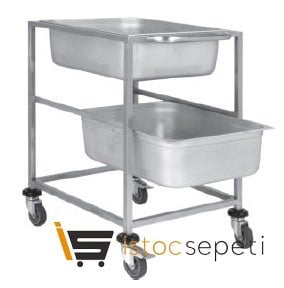 Trolley Et Balık Taşıma Arabası MT 128X2
