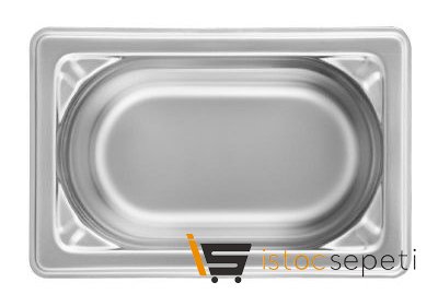 Köşe Desenli Gastronom Küvet GN 1/9x65 10.8x17.6x6.5 cm