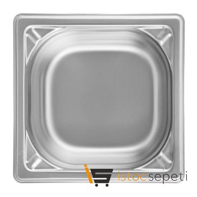 Köşe Desenli Gastronom Küvet GN 1/6x150 16x17.6x15 cm
