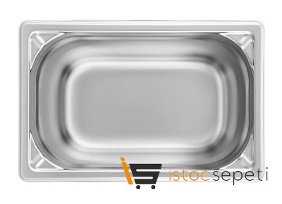 Köşe Desenli Gastronom Küvet GN 1/4x200 16x26.5x20 cm