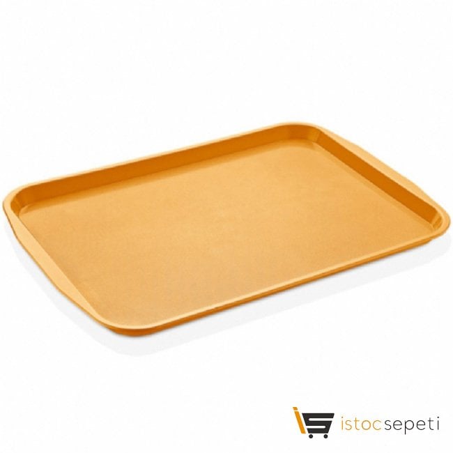 37 Cm X 53 Cm Servis Tepsisi Sarı