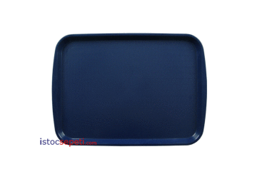 Renkli Plastik Servis Tepsisi 31x43 cm