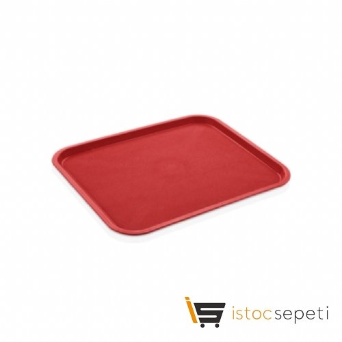 36 Cm X 43 Cm Servis Tepsisi PP Kırmızı