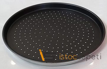 Pizza Tavası Std Mdl Delikli Kaplamalı 26cm