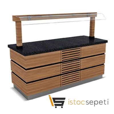 Empero Kapadokya Soğuk Servis Ünitesi Nefeslikli 120x90x90/155 cm