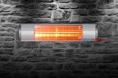 Hottable Halojen Lambalı 2000W Dış Mekan Isıtıcı