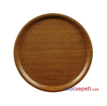 Kaymaz Tepsi 38 cm Yuvarlak Servis Tepsileri