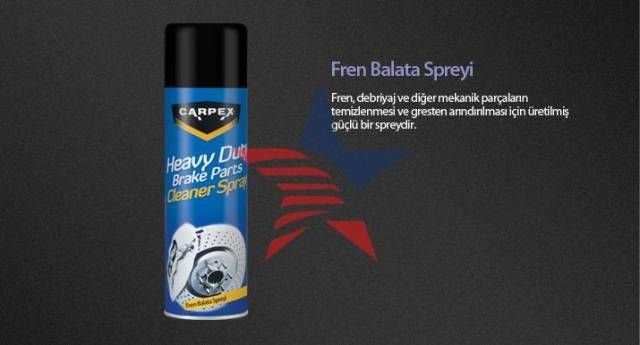 Carpex Fren Balata Temizleme Spreyi 09e016