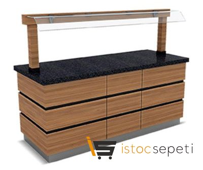 Empero Kapadokya Nötr Servis Ünitesi Nefeslikli 100x90x90/150 cm
