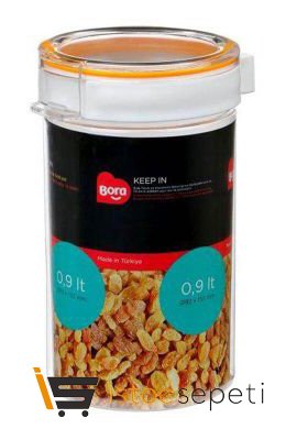 Yuvarlak Pet Saklama Kabı No:3 900 ml