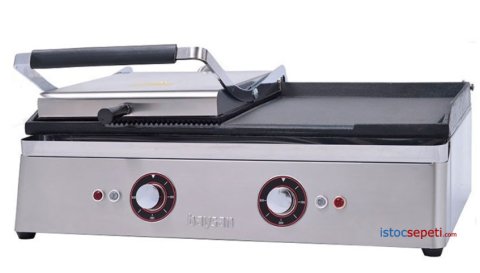 Hem Tost Hem ızgara Makinesi Elektrikli Döküm Sanayi 70cm