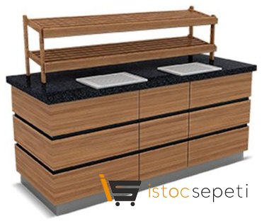 Empero Kapadokya Ekmek Servis Ünitesi 200x90x90 cm