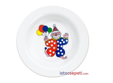 Çukur Tabak Bebek Desenli Anaokulu Çocuk Tabakları
