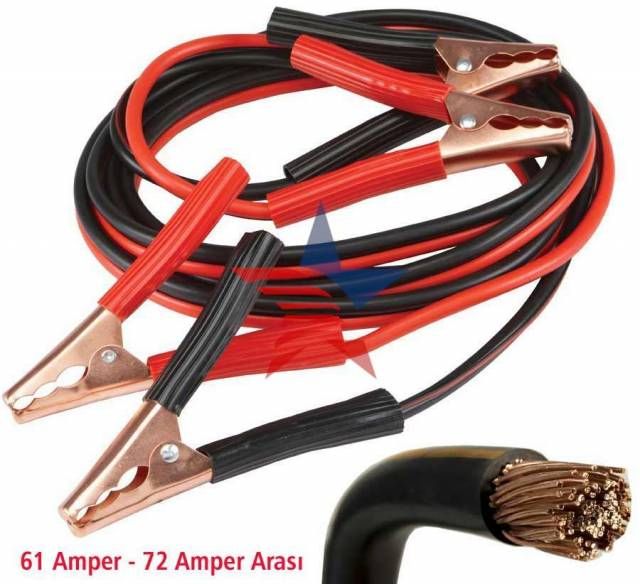 Transformacion 61 Amper - 72 Amper Arası Akü İçin Takviye Kablosu Seti + / - 570047