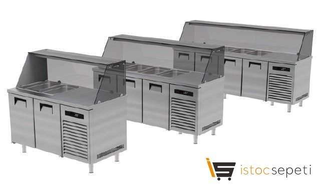 Portabianco GSBHG-2N70 Soğuk Servis Camlı Buzdolabı 2 Kapılı