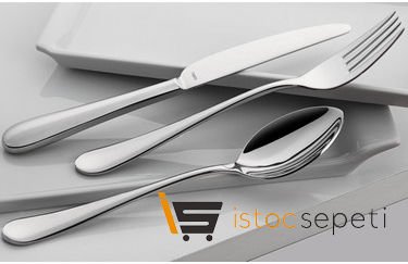 Narin Epsilon Serisi - Sade - 42 Parça Çatal Kaşık Bıçak Takımı 420N0842