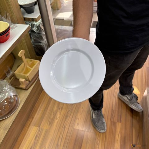 Klasik Servis Tabağı 21 cm 10 Adet Toptan Melamin