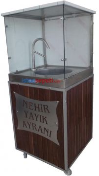 Köpüklü Ayran Soğutucu Yekpare Kazan 36 Lt Tekerlekli
