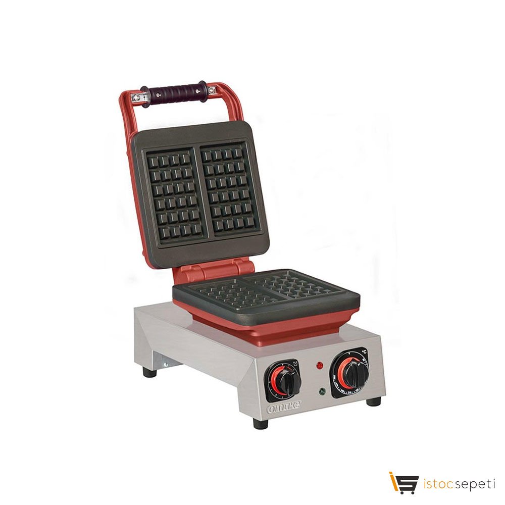 Omake WFL21.E12 Z5F Zamanlayıcılı Belçika Waffle Makinesi, Elektrikli