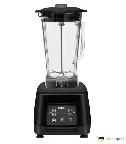 Omake Buz Kırıcı Dijital Bar Blender, Kapak Sensörlü, 3 L, 2200 W, Siyah