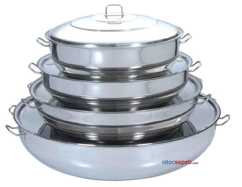 Sulu Yemek ve Pilav Tenceresi 300 Kişilik 70x30 Büyük Boy Tencere 108 Lt