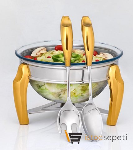 Salata Kabı Servis Takımlı Reşo