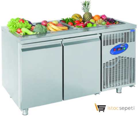 Havuzlu Salad Bar Soğutma Dolabı CS-TEK 2-700-SHS