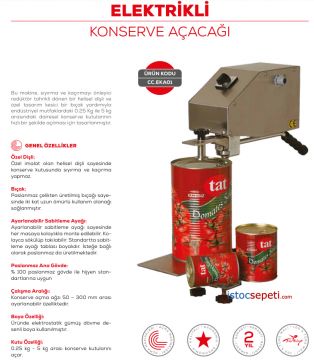Elektrikli Konserve Açacağı
