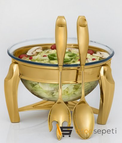 Salata Kabı Servis Takımlı Reşo