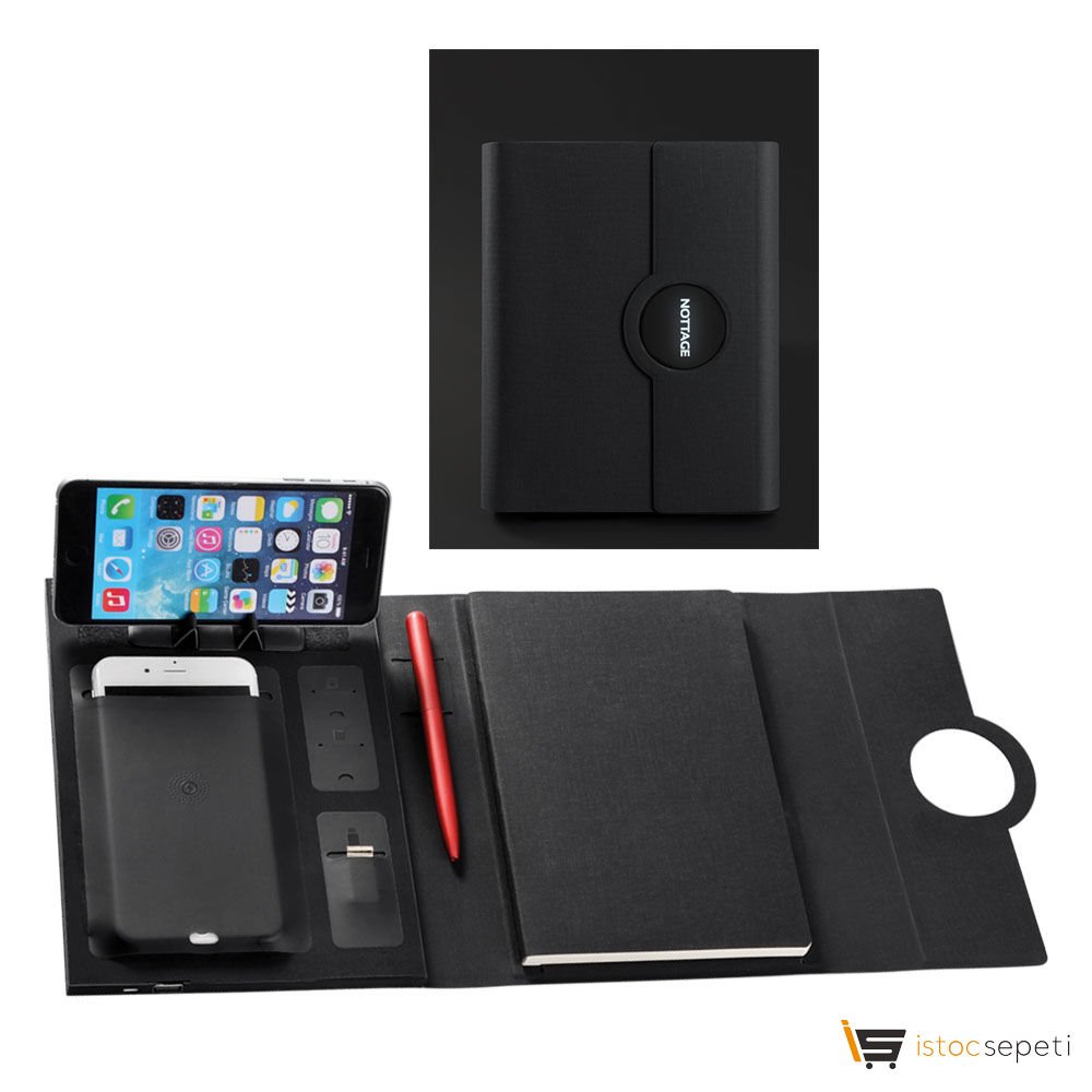 Powerbank 5000 mAh Wireless Organizer Promosyon