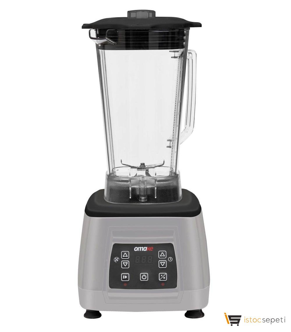 Omake Buz Kırıcı Dijital Bar Blender, 3 L, 2200 W, Gri