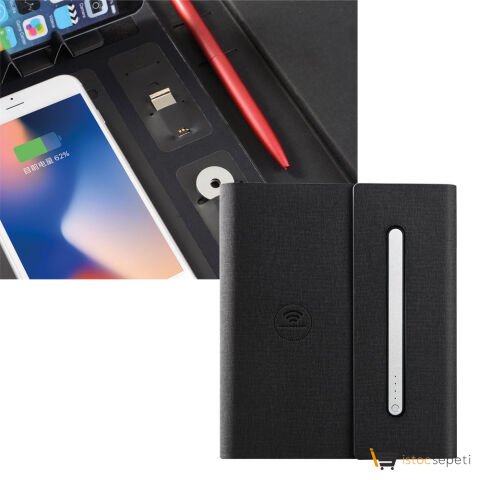 Powerbank 5000 mAh Wireless Organizer Promosyon