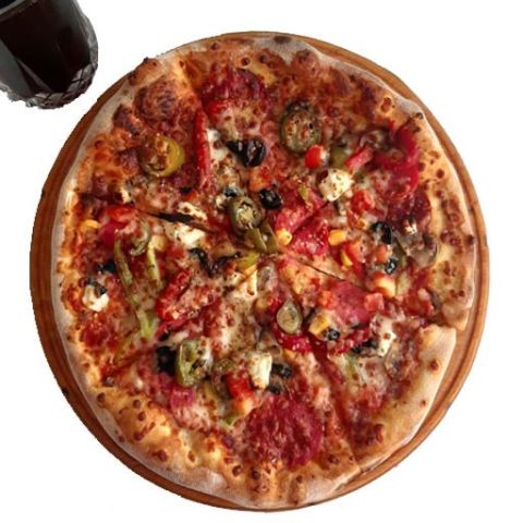 Pizza Sunum Tabağı Ahşap 24 cm Çap Pizzacı Tabakları