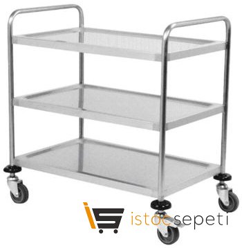 Empero Servis Arabası Üç Katlı 55x86x90 cm